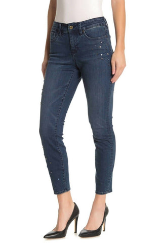 Nydj - Jewel Rhinestone Embellished Skinny Jeans