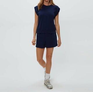 Michael Stars - Brooklyn Power Shoulder Sweatshirt