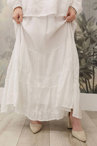 Tea N Rose - Long Sleeve Skirt Set