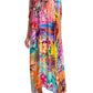 Johnny Was - Tie Neck Maxi Kaftan Dress