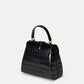 Veronica Beard - Women's Croc-embossed Crest Lock Bag