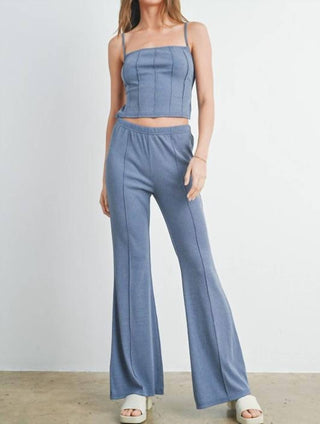 Buttermelon - Tie It Up Ribbed Bottom Set