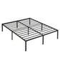 Queen Size Platform Bed with Quiet Support - Black