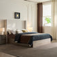 Shelton Upholstered Wingback Bed with 54-inch High Headboard
