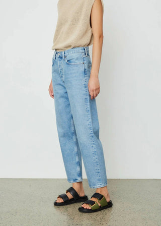 Agolde - 90's Crop Mid Rise Loose Straight Jeans