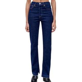 Re/Done - Calça Jeans Skinny Boot de Cós Alto dos Anos 70