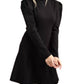143 Story - Puff Shoulder Sweater Mini Dress (plus Size)