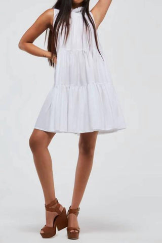French Connection - Vestido Rhodes Popeline sem mangas em camadas