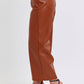 Judy Blue - High Waist Tummy Control Faux Leather Jeans