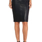 Blanknyc - faux leather knee length skirt