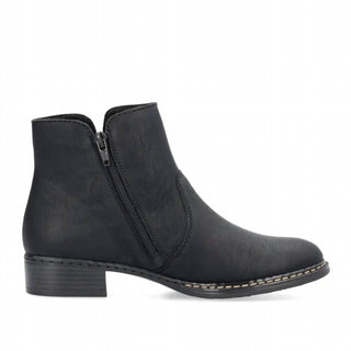 Rieker - Botas femininas Conny 75 com zíper no tornozelo