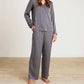 Barefoot Dreams - Washed Satin Eye Mask Pajama Set