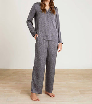 Barefoot Dreams - Conjunto de pijama com máscara de cetim lavado