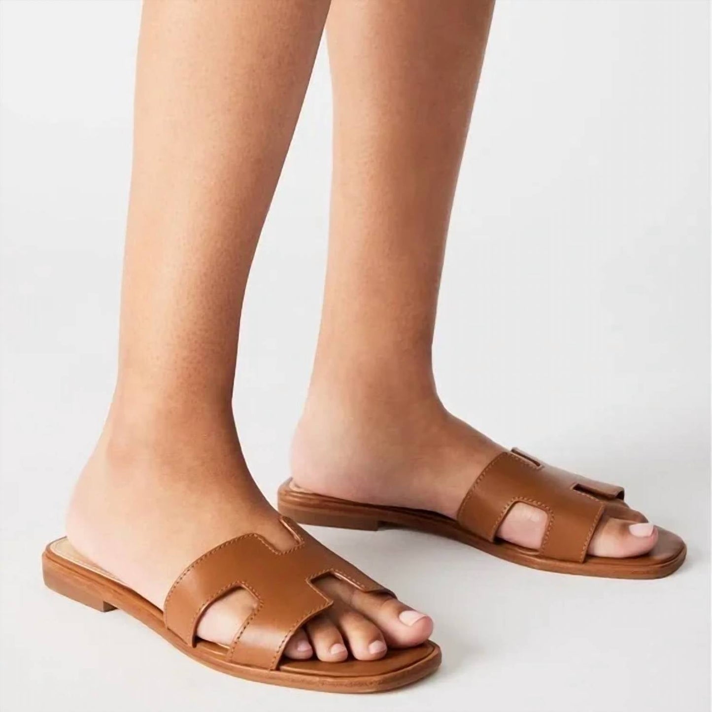 Steve Madden - Women's Hayden Leather Slide Sandal