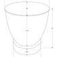 Drum Accent Side Table, Contemporary & Modern Design