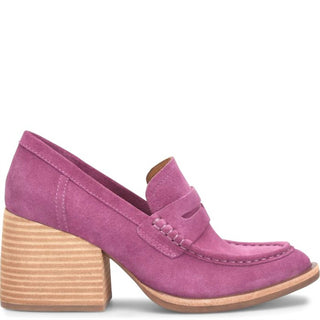 Kork-Ease - Mocassim de salto alto em camurça Modeste