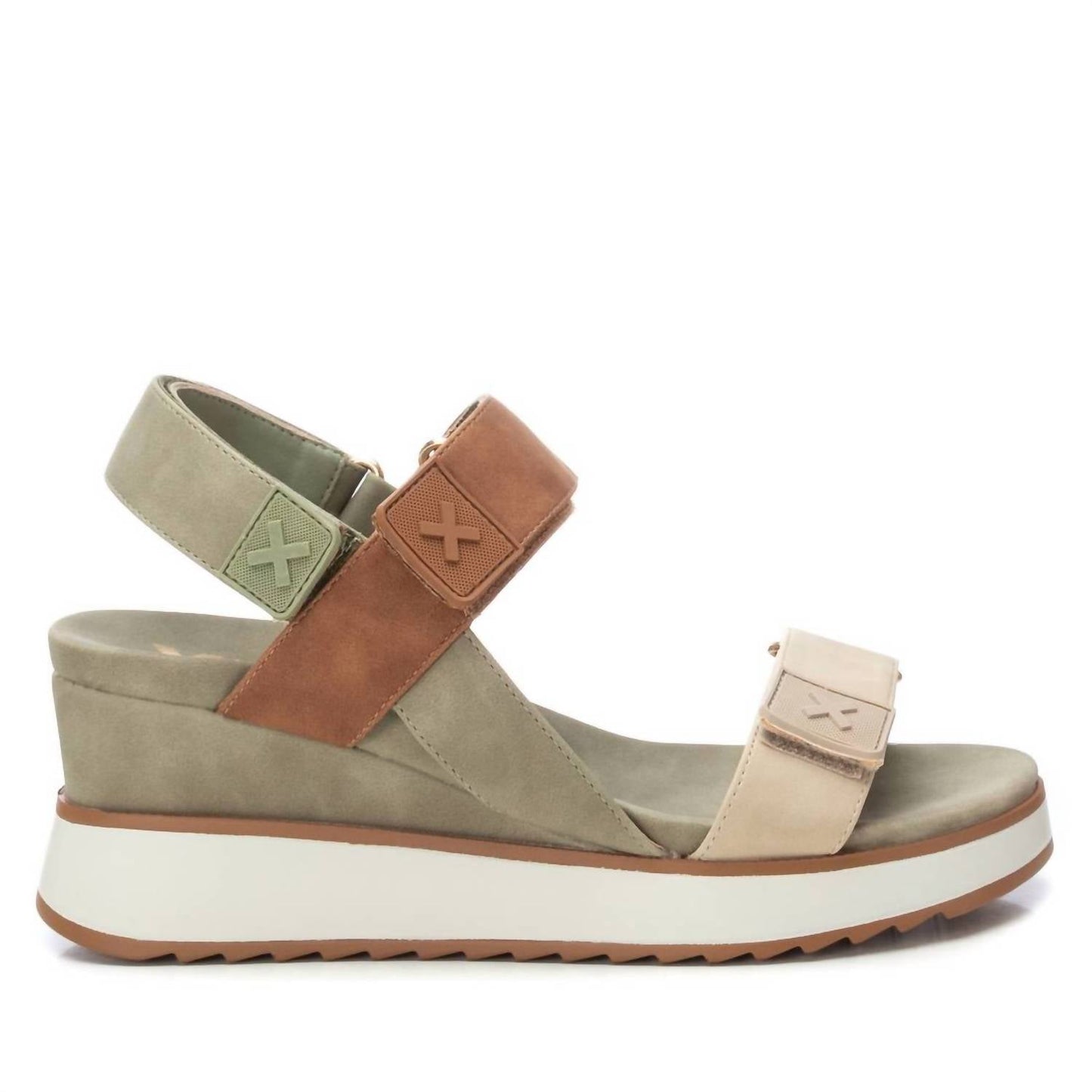 Xti - Women's Suede Wedge Sandals