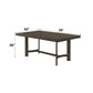Farren Weathered Oak Dining Table