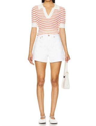 Pistola - Saige Shorts de cintura alta em linha A
