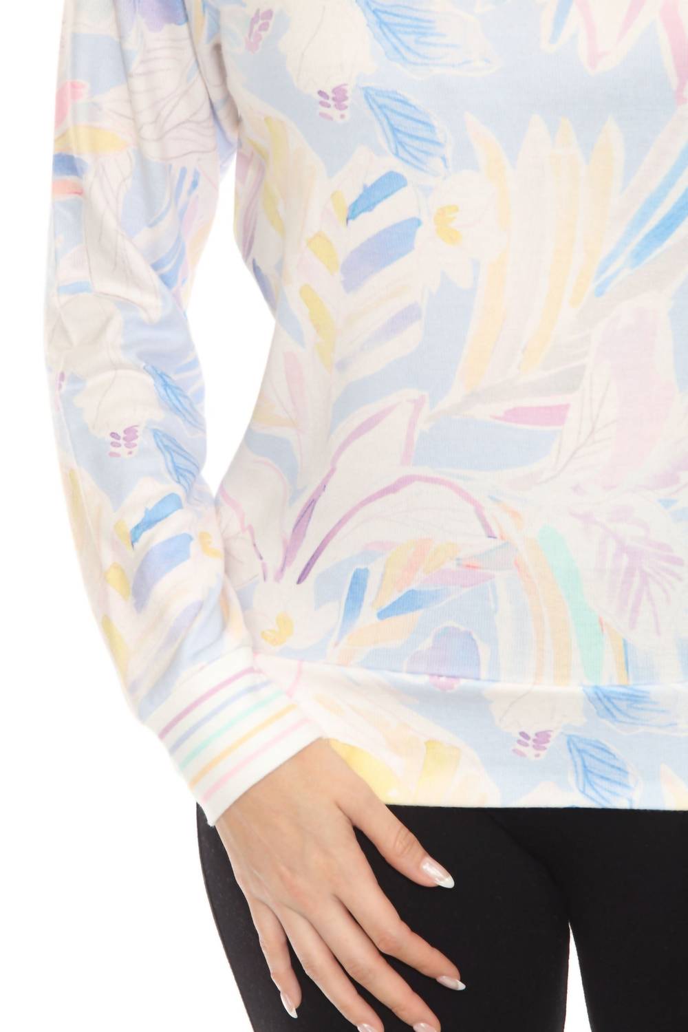 Pj Salvage - Painterly Perfect Long Sleeve Lounge Top