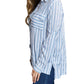 Ninexis - Collared Striped Shirt