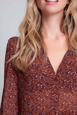 124 Voltaire - Vestido Babydoll de Chiffon Hey Girl