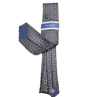 Club Room - Gravata Masculina Snow Candy Cane Holidays