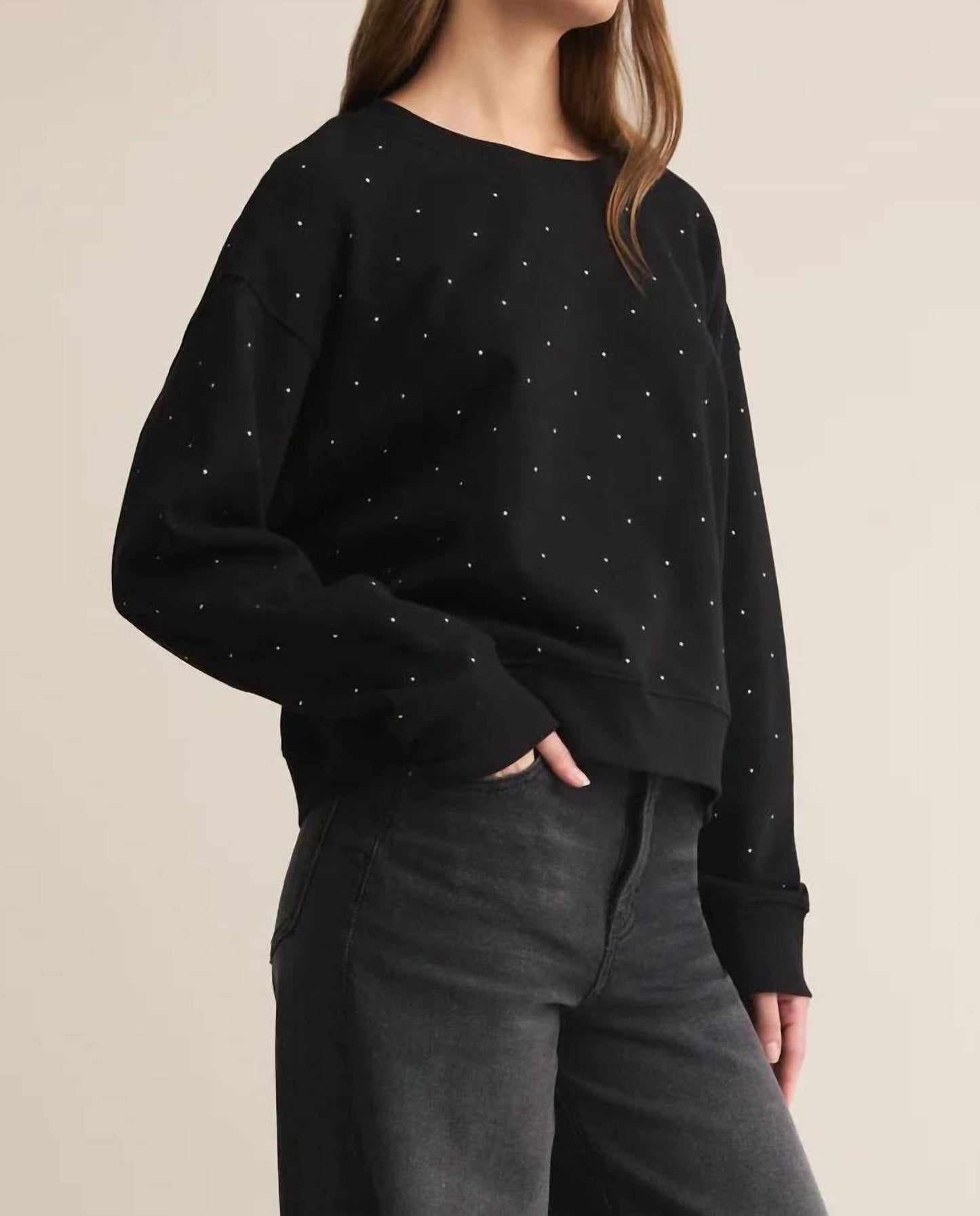 Z Supply - Estelle Sparkle Embellished Sweatshirt