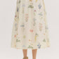 Entro - Carolina Botanic Print Midi Skirt
