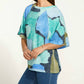 Fdj - Printed Boat Neck Top