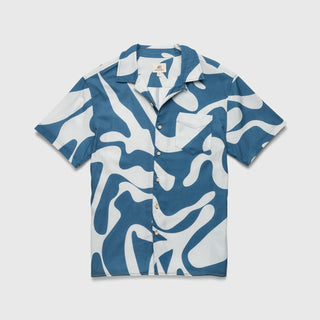 Surfside Supply - Men's Billy Short Sleeve Swirl Camp Collar Shirt