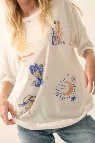 Promesa - Camiseta gráfica ocidental