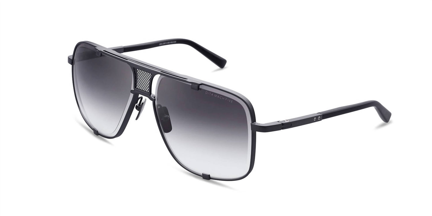 Dita - Mach - Five Non Polarized Sunglasses Drx-2087-h-blk-blk-64