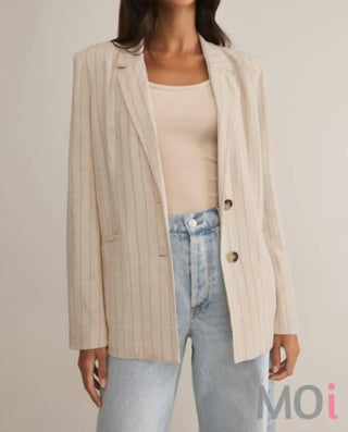 Z Supply - Blazer Livingston Risca de Giz