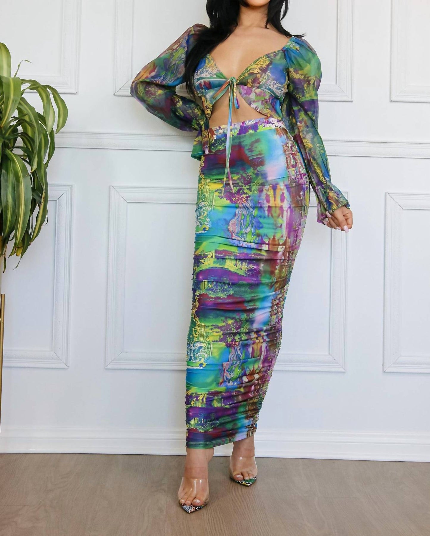 Little Secret Of Mine - Women's League Of My Own Pencil Skirt And Top Set