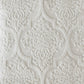 King/Cal King 3 Piece Tufted Cotton Chenille Damask Duvet Cover Set