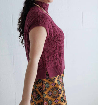 Free People - Suéter de gola falsa Vickie