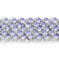 14.70 Carat Genuine Tanzanite .925 Sterling Silver Bracelet