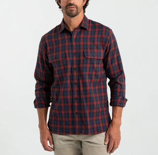 Duck Head - Rigsby Ls Performance Flannel Plaid Shirt