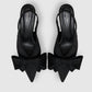 Anine Bing - Women's Nina Satin Heels With Bow
