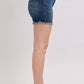 Judy Blue - High Waist Tummy Control Fray Hem & Shield Back Pocket Shorts
