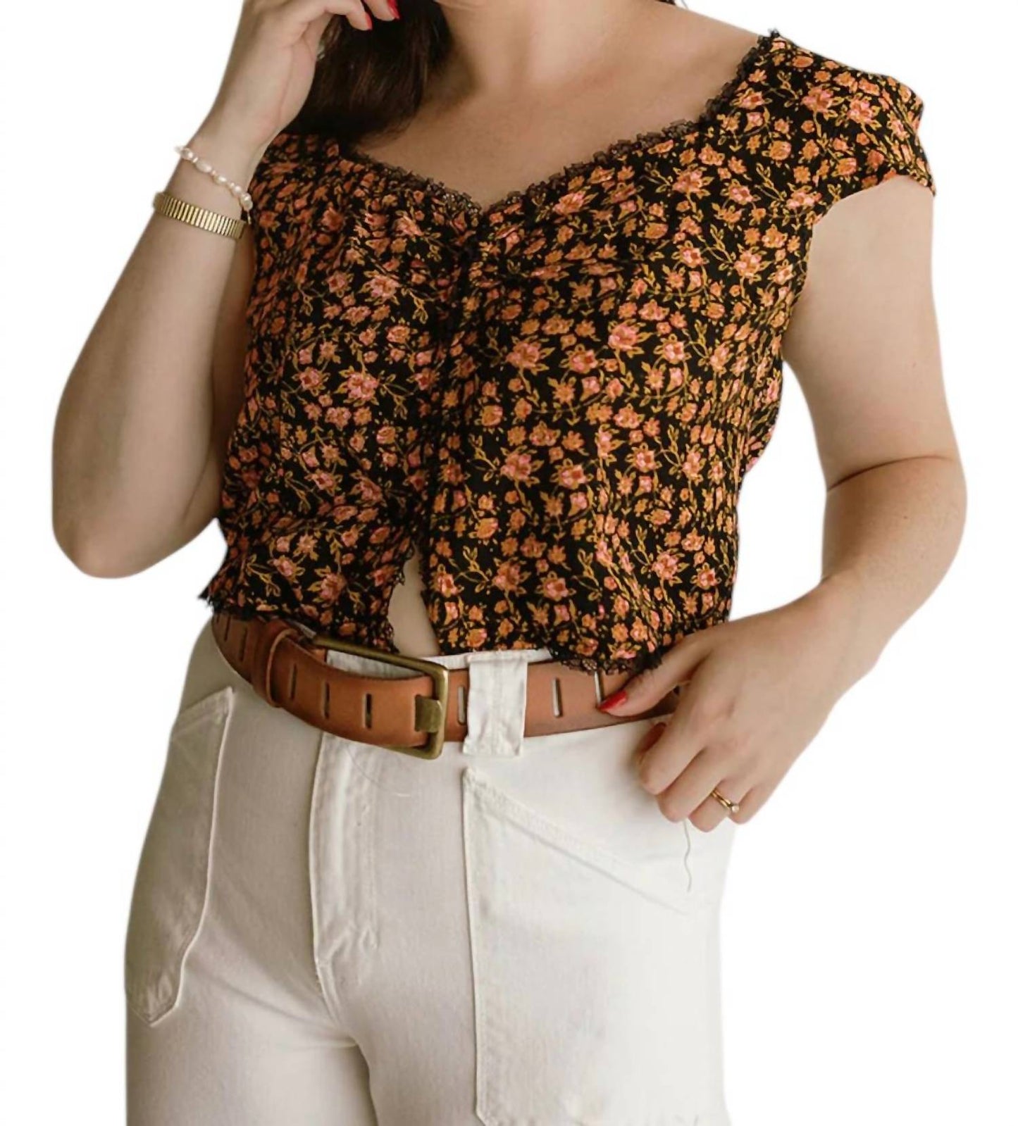 Free People - Faye Printed Top