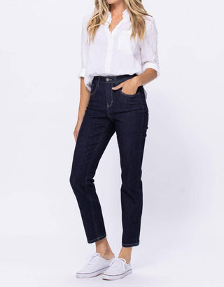 Judy Blue - Calça jeans mom de cintura alta