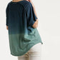 Umgee - Dip Dye Raw Edged Top