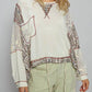 Pol - Floral Contrast Top