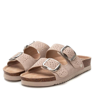 Xti - Sandálias femininas com fivela dupla