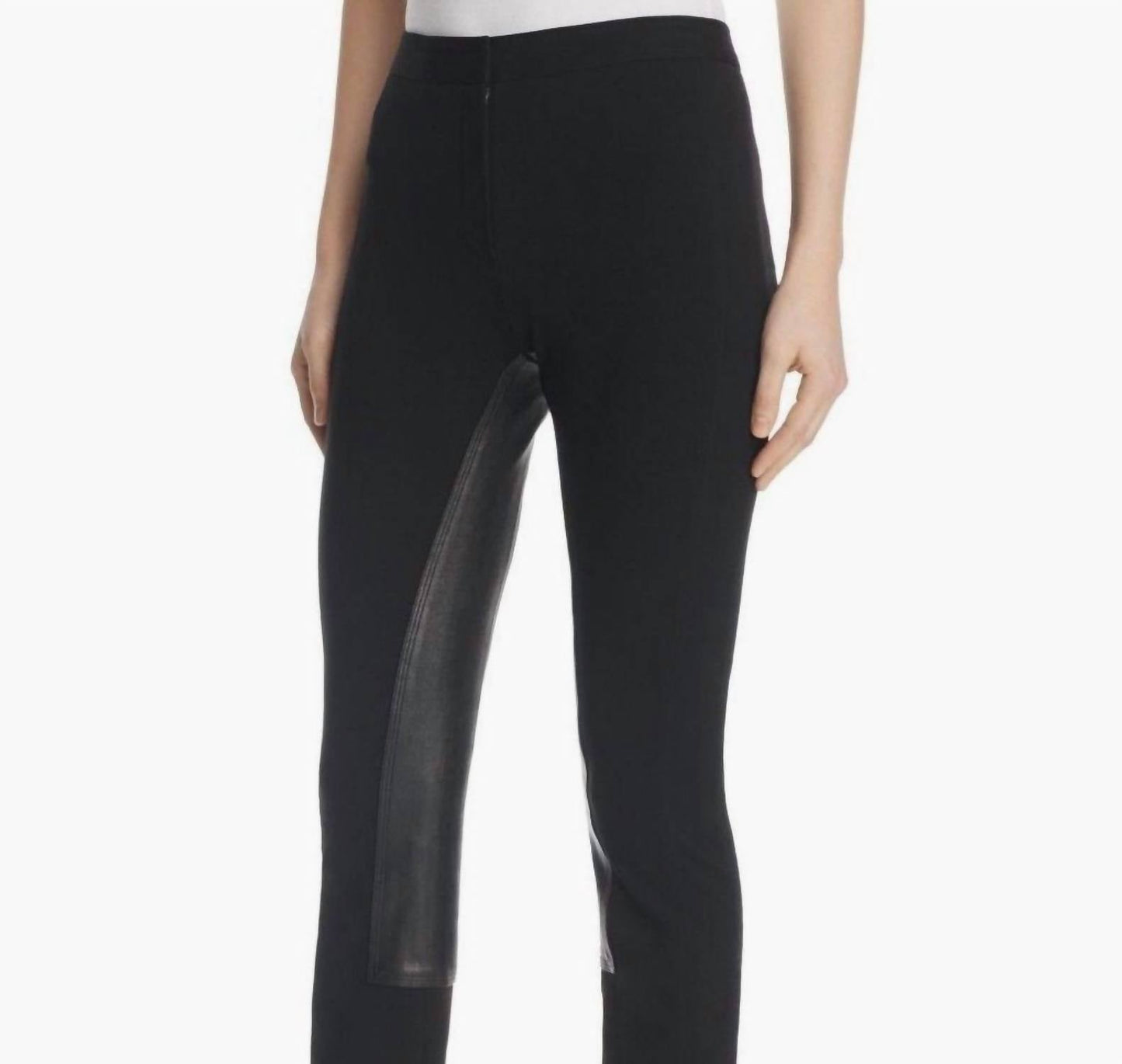 Theory - Leather Trim Riding Pants