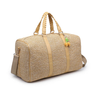 Urban Expressions - Bolsa de viagem de palha Coastal Escape feminina