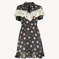 Topshop - Rodeo Frill Western Skater Short Floral Print