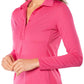 Golftini - Long Sleeve Ruffle Polo Shirt